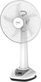 Impex Breeze D5 400 mm 5 Blade Rechargeable Table Fan