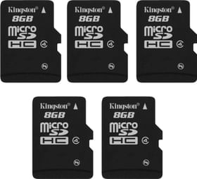 Kingston 8GB MicroSDHC Card Class 4 (Pack Of 5)