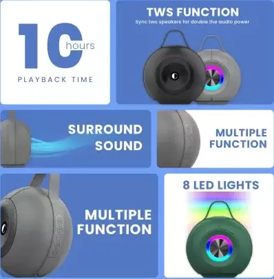 Cellecor Drumz 10W Bluetooth Speaker