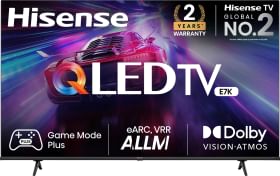 Hisense E7K 50 inch Ultra HD 4K Smart QLED TV (50E7K)