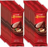LuvIt Luscious Fruit and Nut Delectable Chocolate Bar Multipack (20 x 44 g)