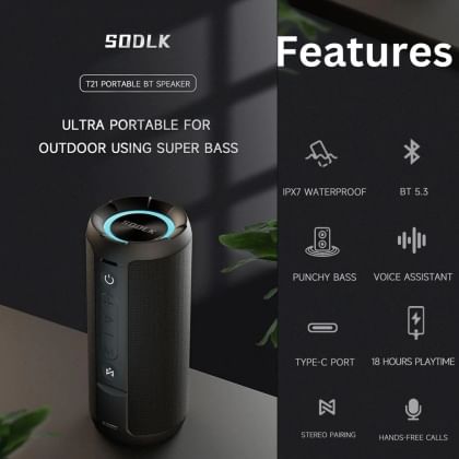 SODLK T21 40W Bluetooth Speaker