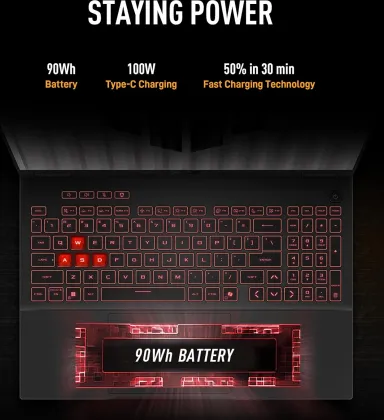 Asus TUF Gaming A16 FA608PP-QT014WS Laptop (AMD Ryzen 9 8940HX/ 16GB/ 1TB SSD/ Win11 Home/ 8GB RTX 5070 Graph)