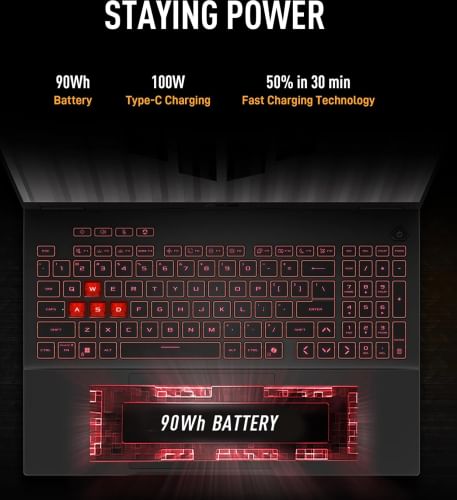 Asus TUF Gaming A16 FA608PP-QT014WS Laptop (AMD Ryzen 9 8940HX/ 16GB/ 1TB SSD/ Win11 Home/ 8GB RTX 5070 Graph)