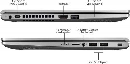 Asus VivoBook 14 X409JA-EK372T Laptop (10th Gen Core i3 /8 GB/1TB 128GB SSD/Win10)