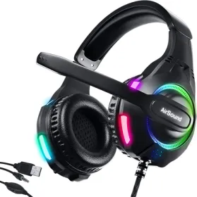 AirSound Alpha-5 Wired Gaming Headphones
