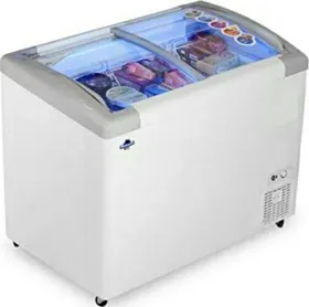 Rockwell GFR350ICGT 315 L Double Glass Door Deep Freezer