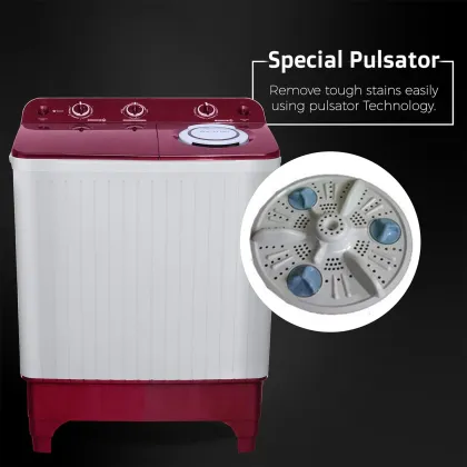 Power Guard PG72WM-BG-OP 7.2 Kg Semi Automatic Washing Machine
