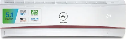 Godrej EI 24LINV5R32-WWR 2 Ton 5 Star 2023 Inverter Split AC