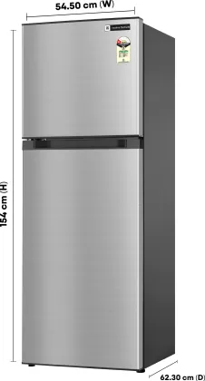 Realme TechLife 233MF2RM24NC 233 L 1 Star Double Door Refrigerator