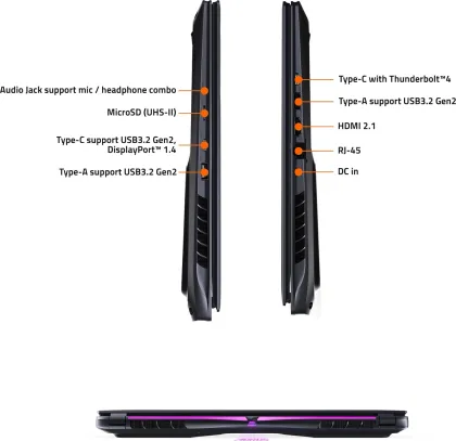 Gigabyte AORUS 16X 9SG-43USC64SH Gaming Laptop (13th Gen Core i7/ 32GB/ 1TB SSD/ Win 11/ 8GB Graphics)