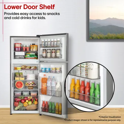 LG GL-I292RPZX 242 L 2 Star Double Door Refrigerator