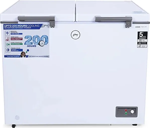 Godrej DH EPenta 325C 31 CMFP2LM RW 300 L Double Door Deep Freezer
