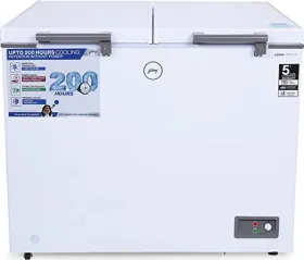 Godrej DH EPenta 325C 31 CMFP2LM RW 300 L Double Door Deep Freezer