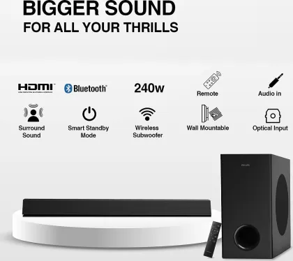 Philips TAB7007 240W Bluetooth Soundbar